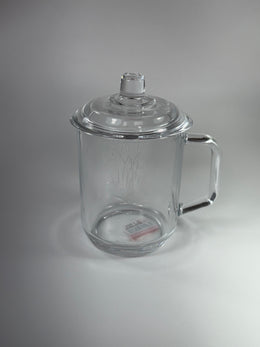 Taza de Vidrio con Tapa