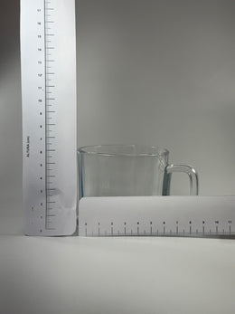 Taza de Vidrio con Plato