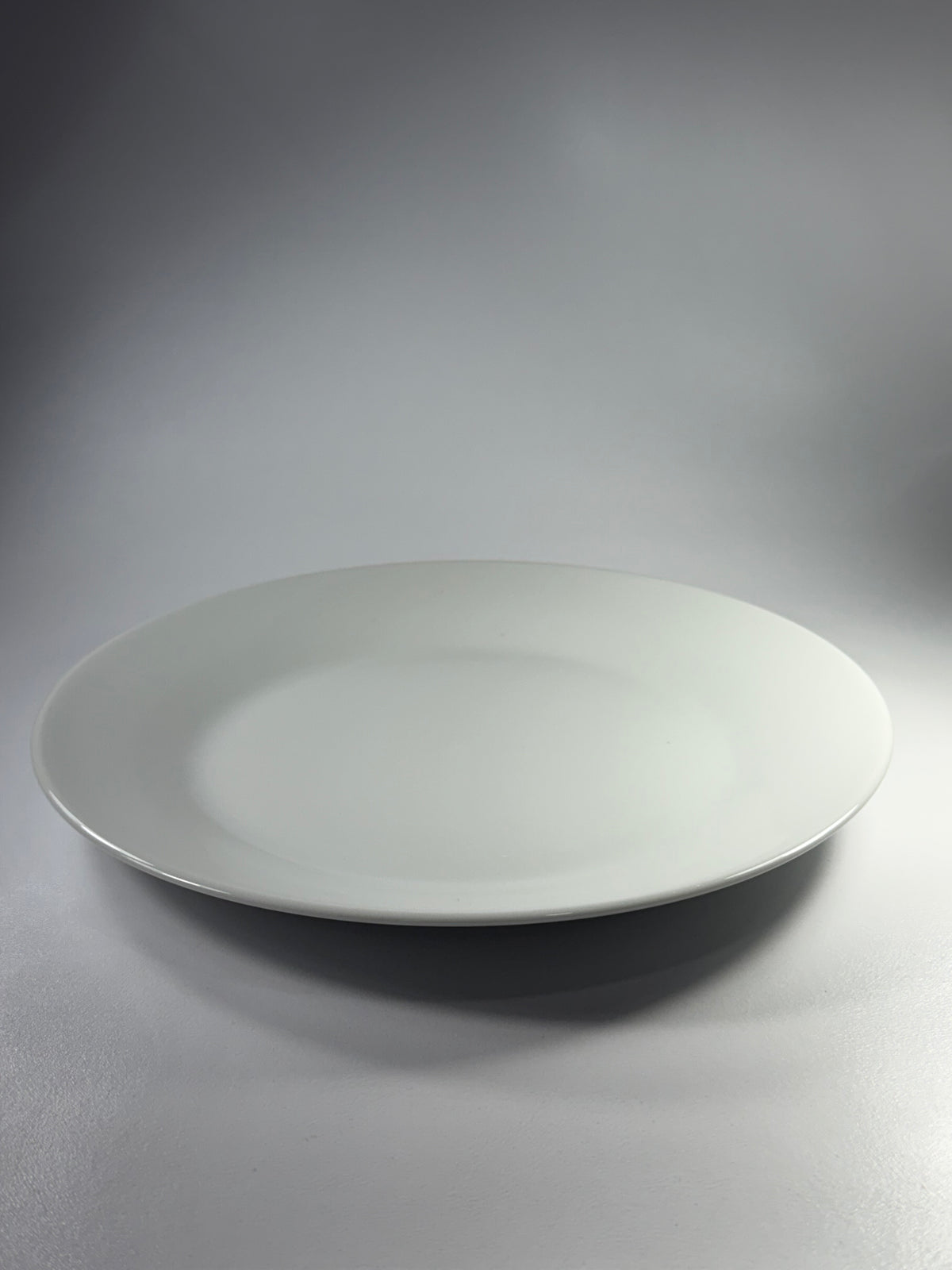 Plato Cartero Circular Redondo Blanco 10.5