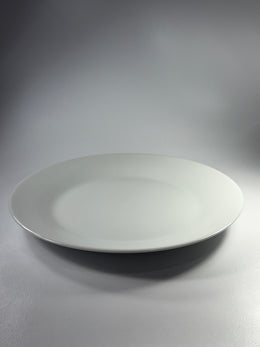 Plato Cartero Circular Redondo Blanco 10.5