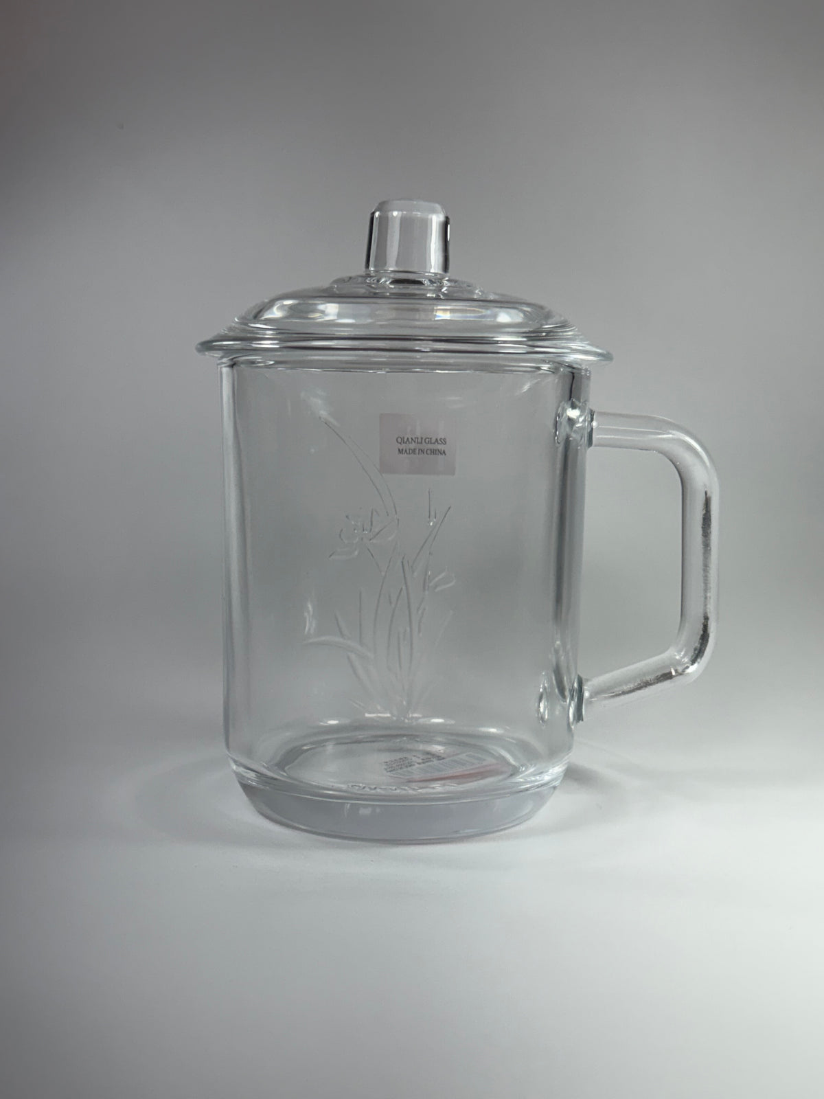 Taza de Vidrio con Tapa