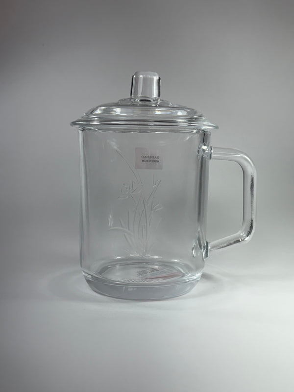 Taza de Vidrio con Tapa