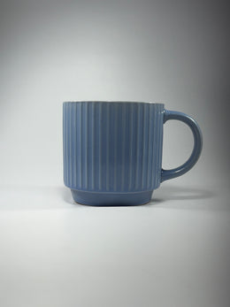 Taza de Colores con Líneas Verticales