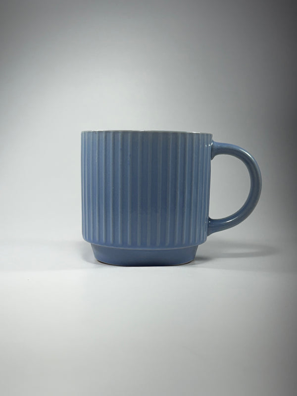 Taza de Colores con Líneas Verticales