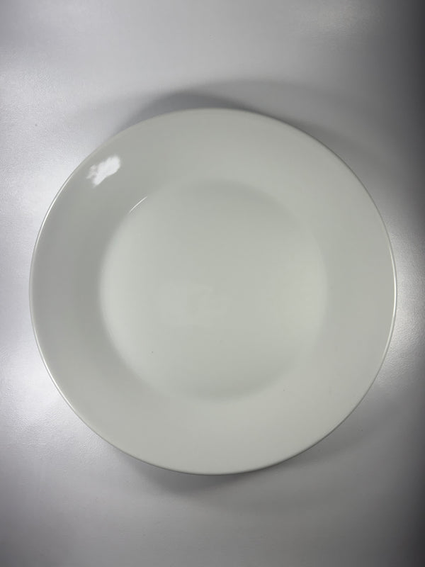 Plato Cartero Circular Redondo Blanco 10.5
