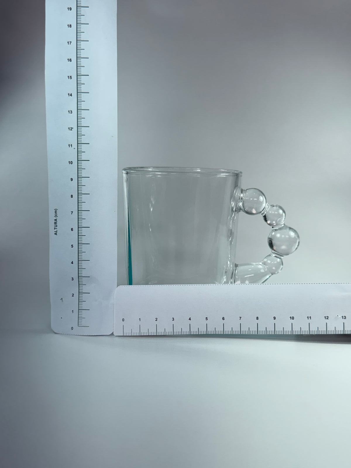 Taza de Vidrio con Lazo